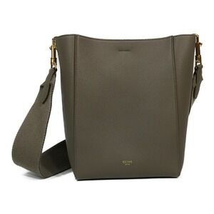 Celine Sangle Bucket Shoulder Bag Taupe